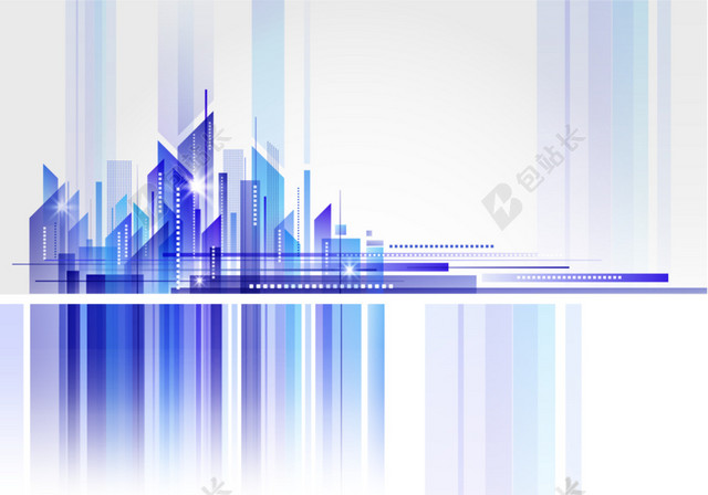 科技抽象建筑背景图