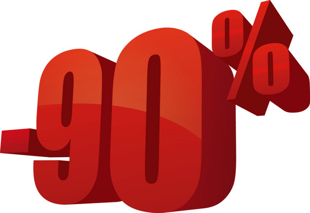 降价90%促销文字