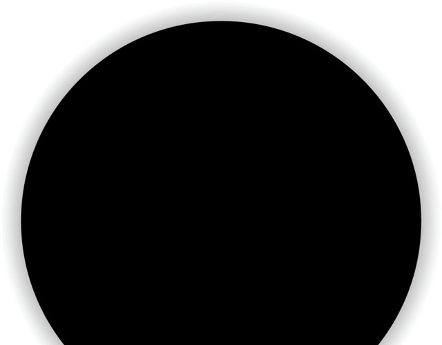 矢量黑色圆形图形矢量图