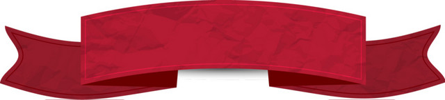 飘带红色横幅标题栏标题框免抠图素材