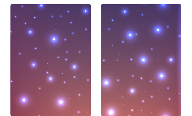 星空礼物盒素材