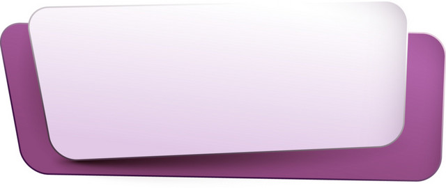 紫色卡通标题栏装饰素材