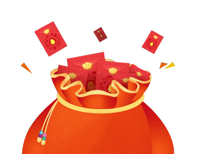 卡通扁平化红包素材
