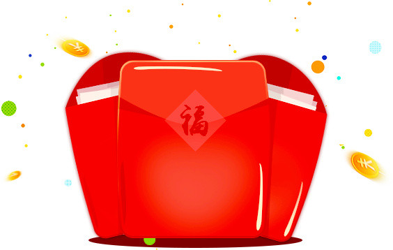 卡通扁平化红包素材