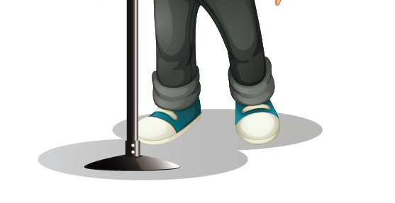 手绘儿童才艺唱歌卡通插画