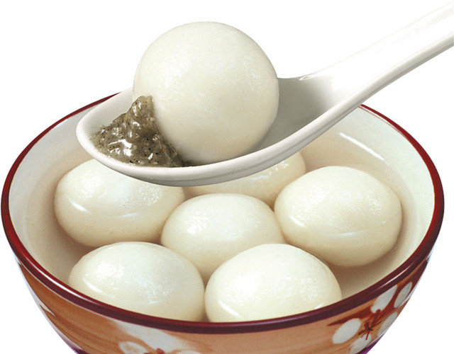 绿豆馅汤圆