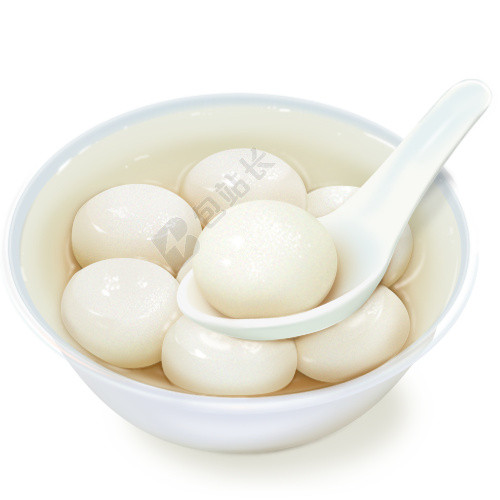 一碗汤圆免抠素材