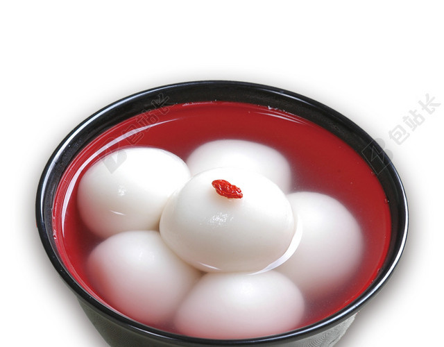 一碗汤圆免抠素材