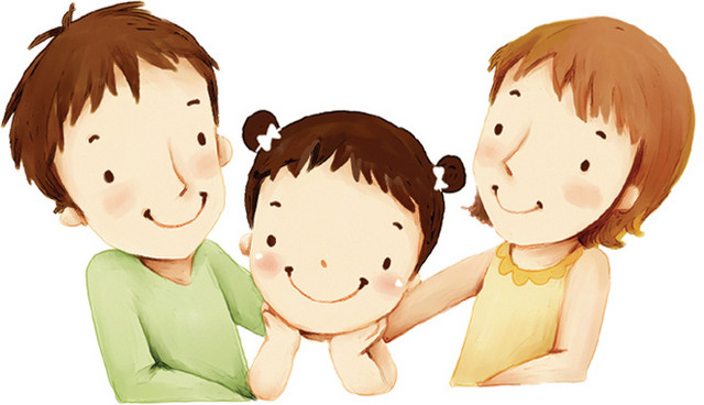 六一儿童节卡通小学生元素