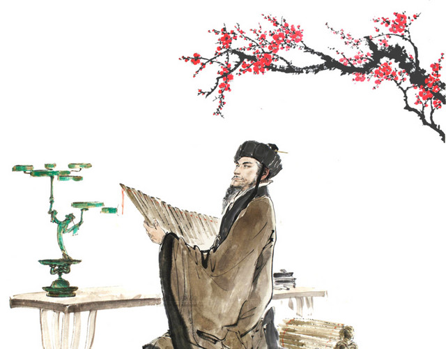 矢量手绘古代历史人物