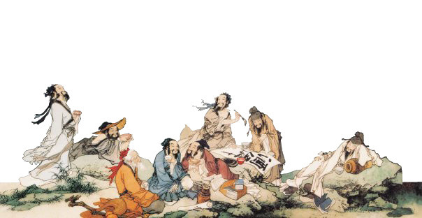 中国古风人物素材元素