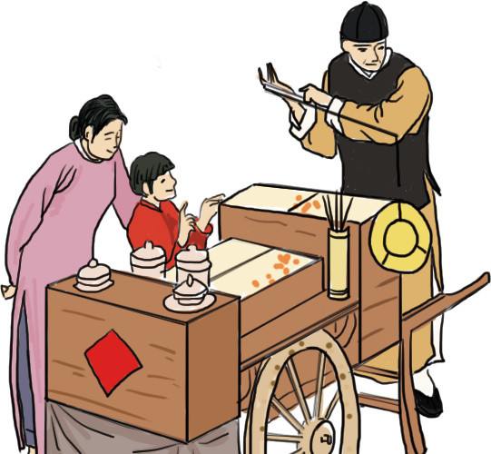 古风商人素材