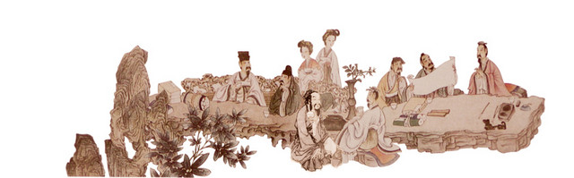 矢量手绘古代历史人物
