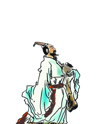 矢量手绘古代历史人物