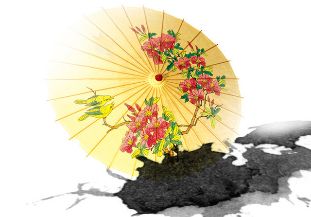 古典雨伞素材PNG