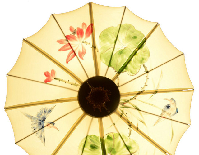 中国古典油雨伞素材元素