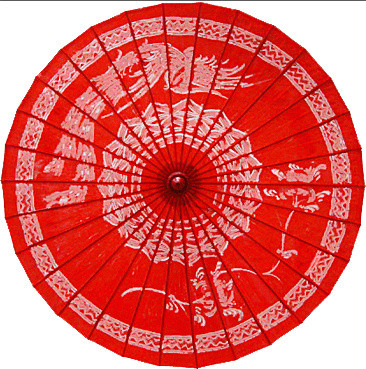 中国古风古典油雨伞素材PNG