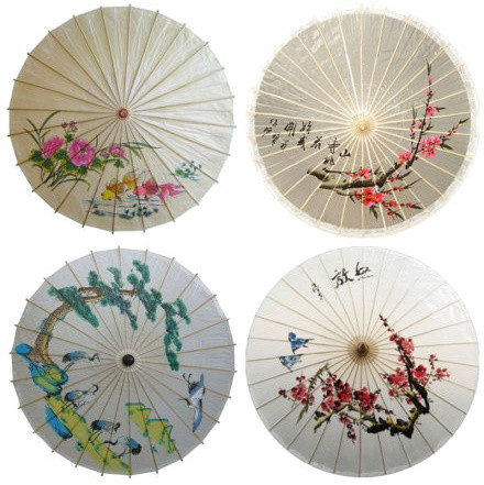 古风油纸伞设计素材元素PNG