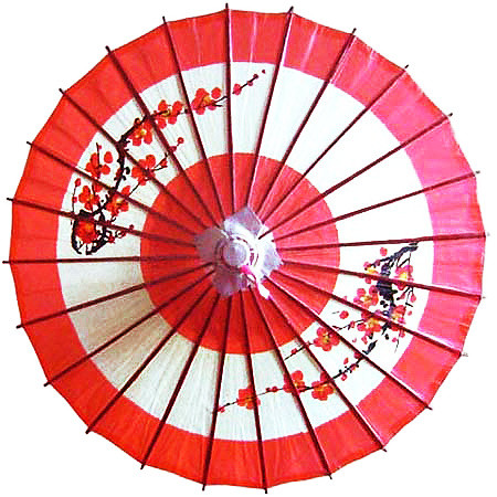 中国风古典文雅油纸伞免扣PNG