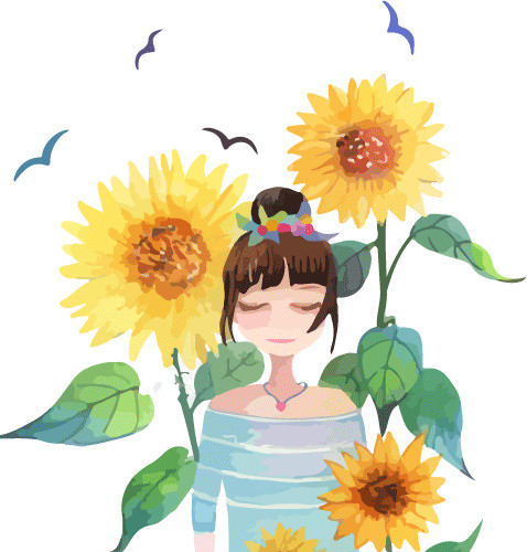 清新向日葵图片