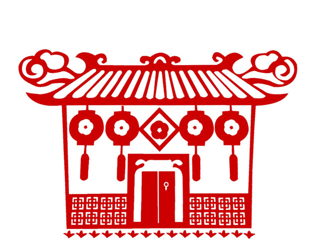 中国风窗花素材