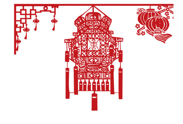 中国风窗花素材