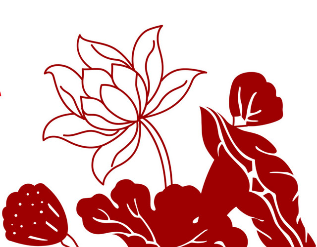 中国风窗花素材
