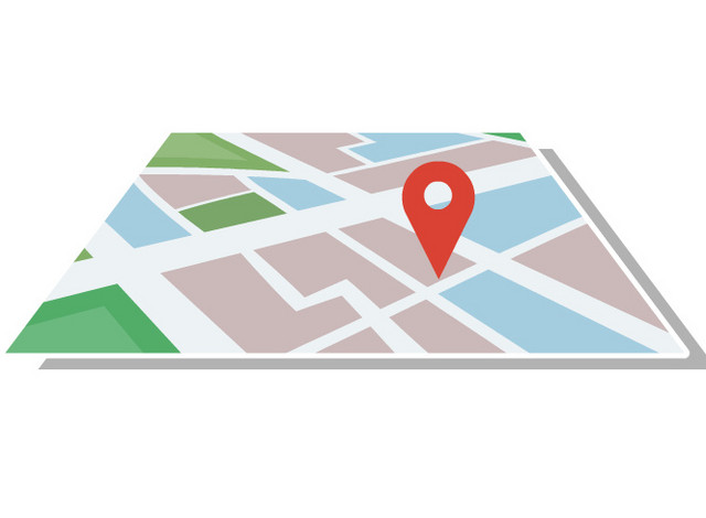 地图图标指示矢量素材