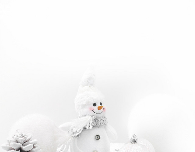 可爱雪人矢量素材