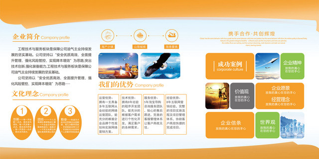 企业理念公司介绍企业文化墙公司简介背景墙