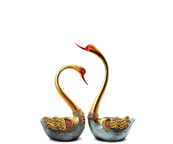 装饰品天鹅摆件素材