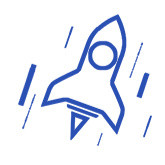手绘太空火箭矢量素材
