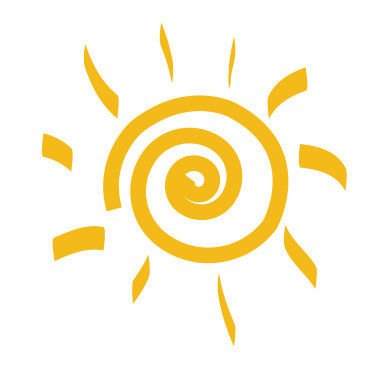 简笔画太阳矢量图素材