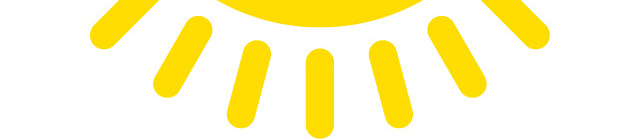 黄色太阳矢量图素材