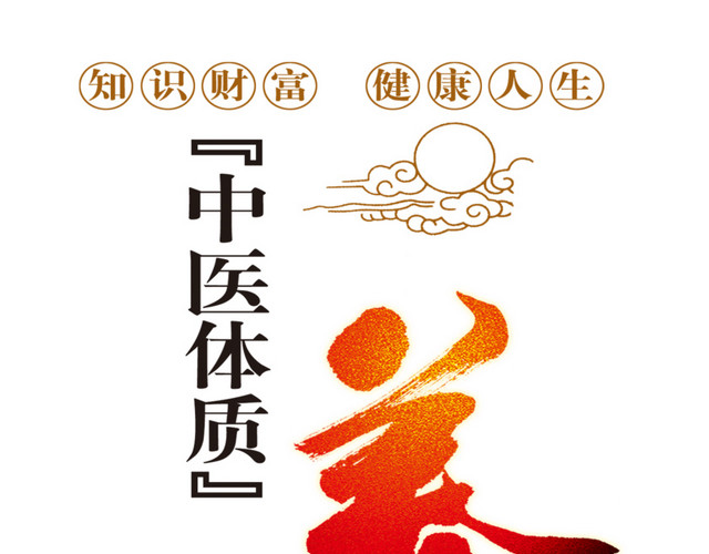 中医体质养生字体