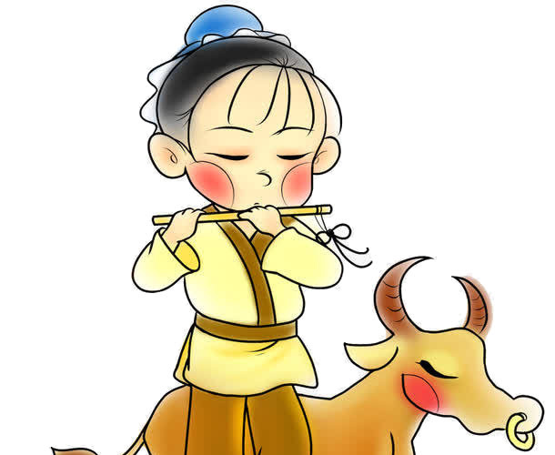 七夕牛郎素材