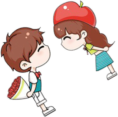 卡通情侣素材