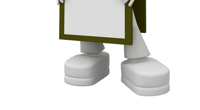 白板3D小人模板下载