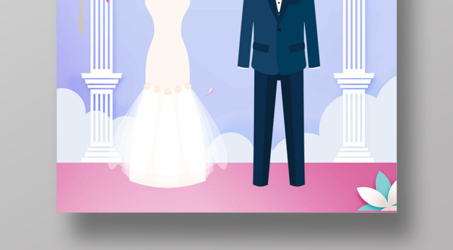婚纱租赁品质享受婚纱海报