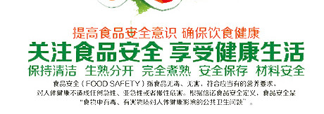 食品安全公益素材海报