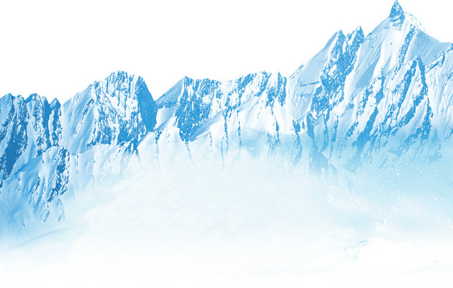 矢量雪山冰山素材
