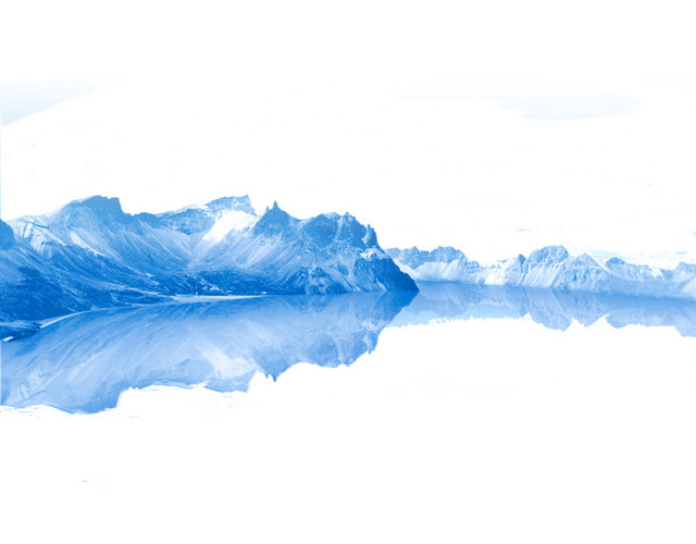 矢量雪山素材