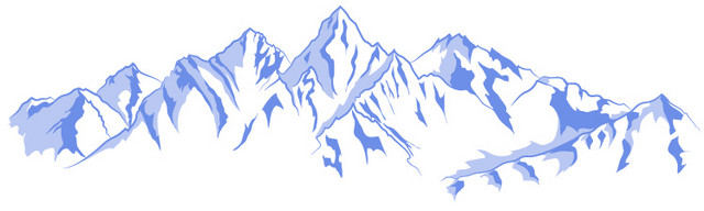 矢量雪山素材