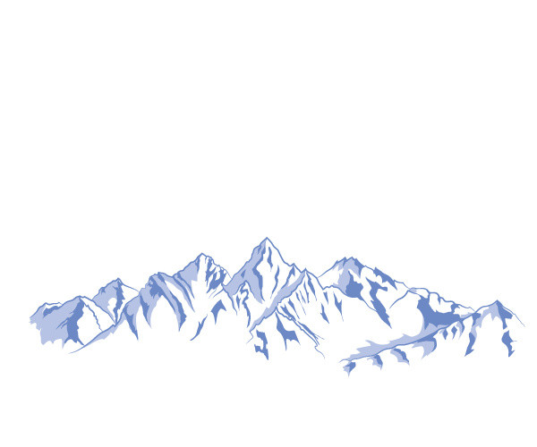 矢量雪山峰顶素材