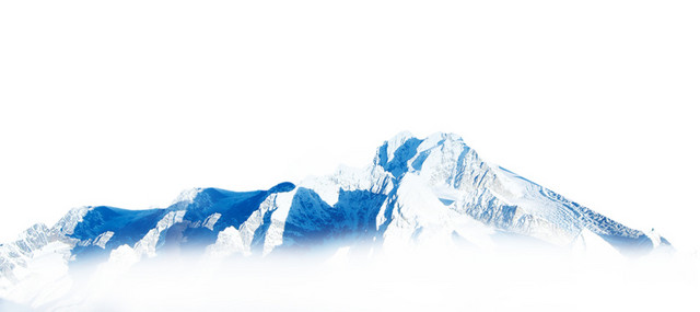 矢量雪山峰顶素材