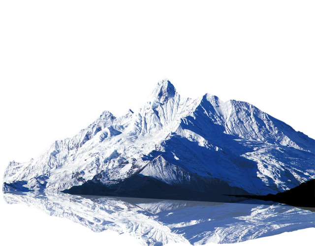 雪山冰山山峰素材