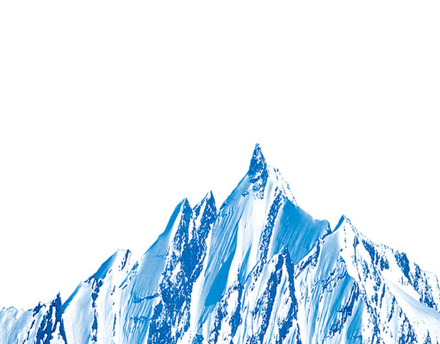 雪山冰山山峰素材