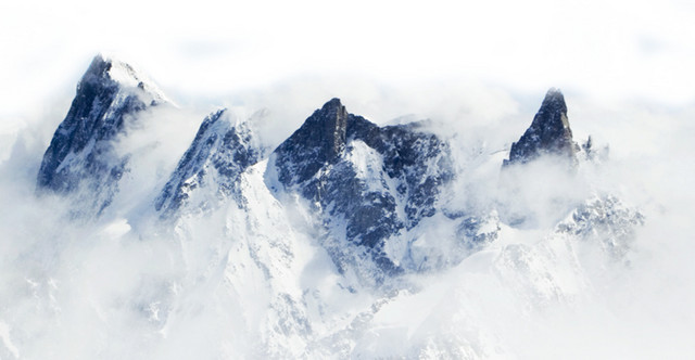 雪山山峰素材