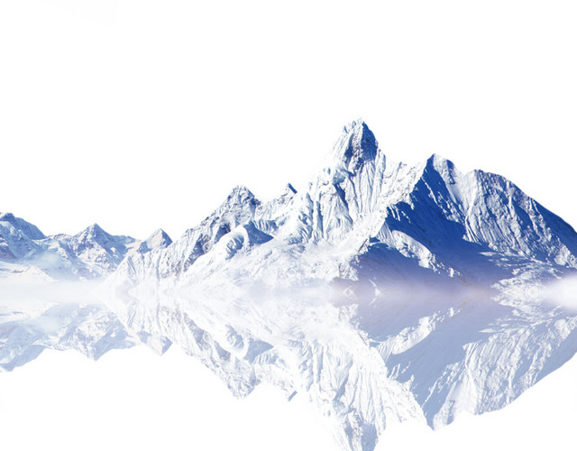 雪山冰山山峰素材