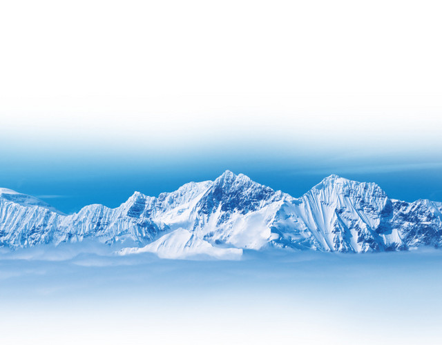 雪山冰山山峰素材